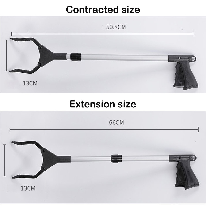 Telescopic Garbage Picker Short/Lightweight Extra Long Handy Trash Claw