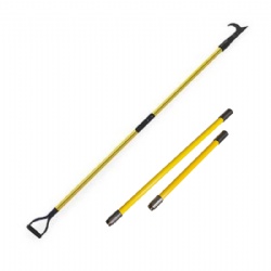 American type hook Pike pole with long fiber handle D grip Extensions available Fire fighting tools