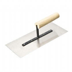 Mirror Polished Plaster trowel, Stainless steel, with hard wood handle, Solid structure, construction and decoration tools