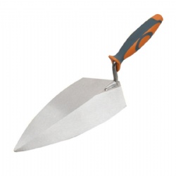 Bricklaying tool with new design ergonomics plastic handle Pointed trowel