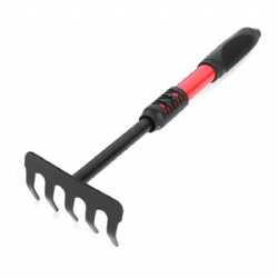 Garden Rake with long handle Hot sale on Amazon, Non slip handle