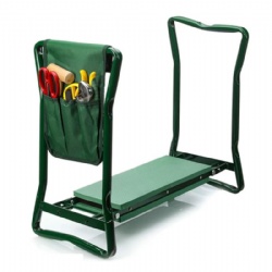 Multi-purpose Portable Garden Kneeler Stool Kneeling Pad Bench Chair and Seat with Tool Pouch, Outdoor foldable