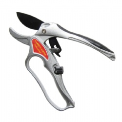 Pruning Shears, SK5 blade, Tef lon coating, for thick branches, Superior quality labor-saving Ratchet Garden secateur
