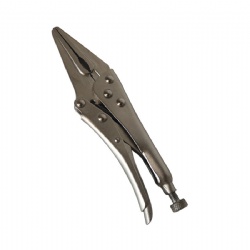 Long jaws locking grip positive opening locking pliers