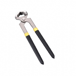 Carpenter pincer with comfortable dipped handle, anti-rust, sharp cutting edge, high hardness material for nails, screws, etc