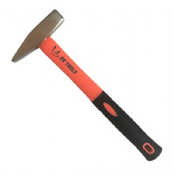 German type machinist hammer, Carbon steel drop forged, with fiberglass plastic coated handle